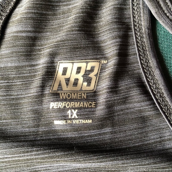 NWT RB3 Reebok Woman’s Performance Top size 1x - Picture 5 of 5